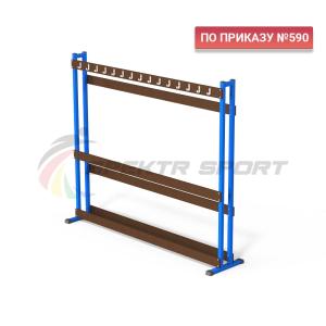 Купить Стеллаж для лыж двусторонний (на 30 пар) ЛХ2 в Будённовске 