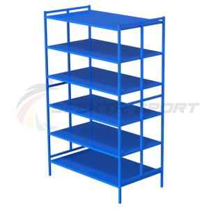 Купить Стеллаж для спортинвентаря открытый двойной (полки металл) в Будённовске 