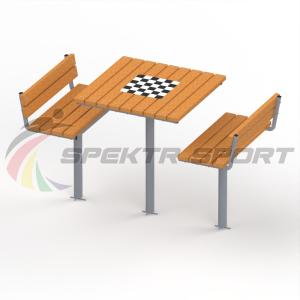 Купить Уличный набор два стула и стол шахматный в Будённовске 