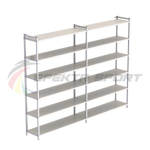 Купить Стеллаж для хранения инвентаря открытый (полки металл) 1900*2500*350 мм в Будённовске 