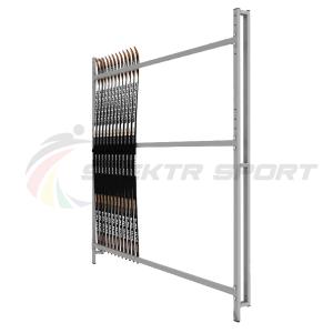 Купить Стеллаж для лыж односторонний пристенный на 10 пар SP ЛХ10 в Будённовске 