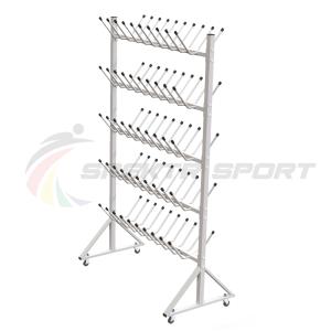 Купить Стеллаж для сушки лыжных ботинок и коньков мобильный (на 50 пар) в Будённовске 