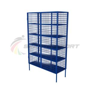 Купить Стеллаж для хранения инвентаря закрытый 1250х500х2000 (разборный) в Будённовске 