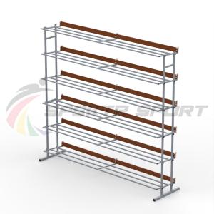 Купить Стеллаж для лыжных ботинок (на 50 пар) разборный в Будённовске 