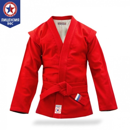 Купить Куртка для самбо "Атака" ВФС (подкладка, пояс)  р 36-48 в Будённовске 
