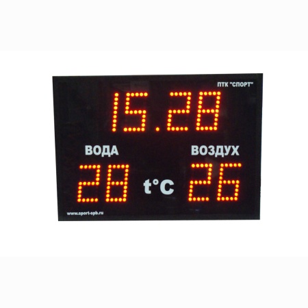 Купить Часы-термометр СТ1.16-2t для бассейна в Будённовске 
