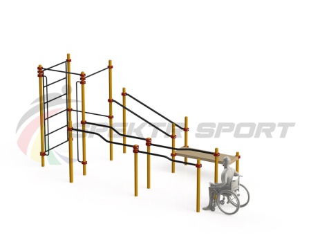Купить Спортивный комплекс для инвалидов-колясочников WRK-D16_76mm в Будённовске 