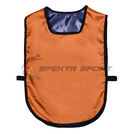 Купить Манишка футбольная двусторонняя универсальная Spektr Sport оранжево-синяя в Будённовске 
